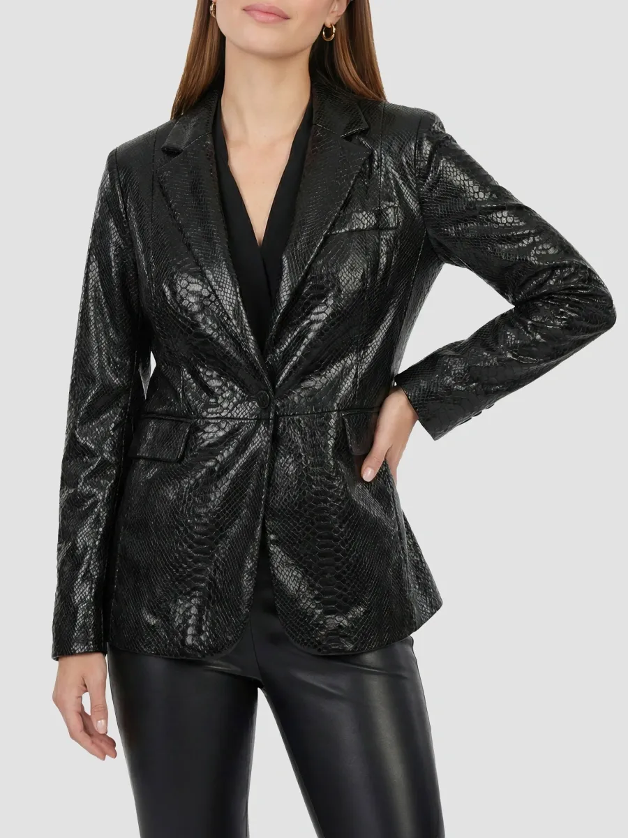Gorski Women's Metis Suede Single Breasted Blazer | Thumbnail 6 Gorski Women's Metis Suede Single Breasted Blazer | Thumbnail 6
