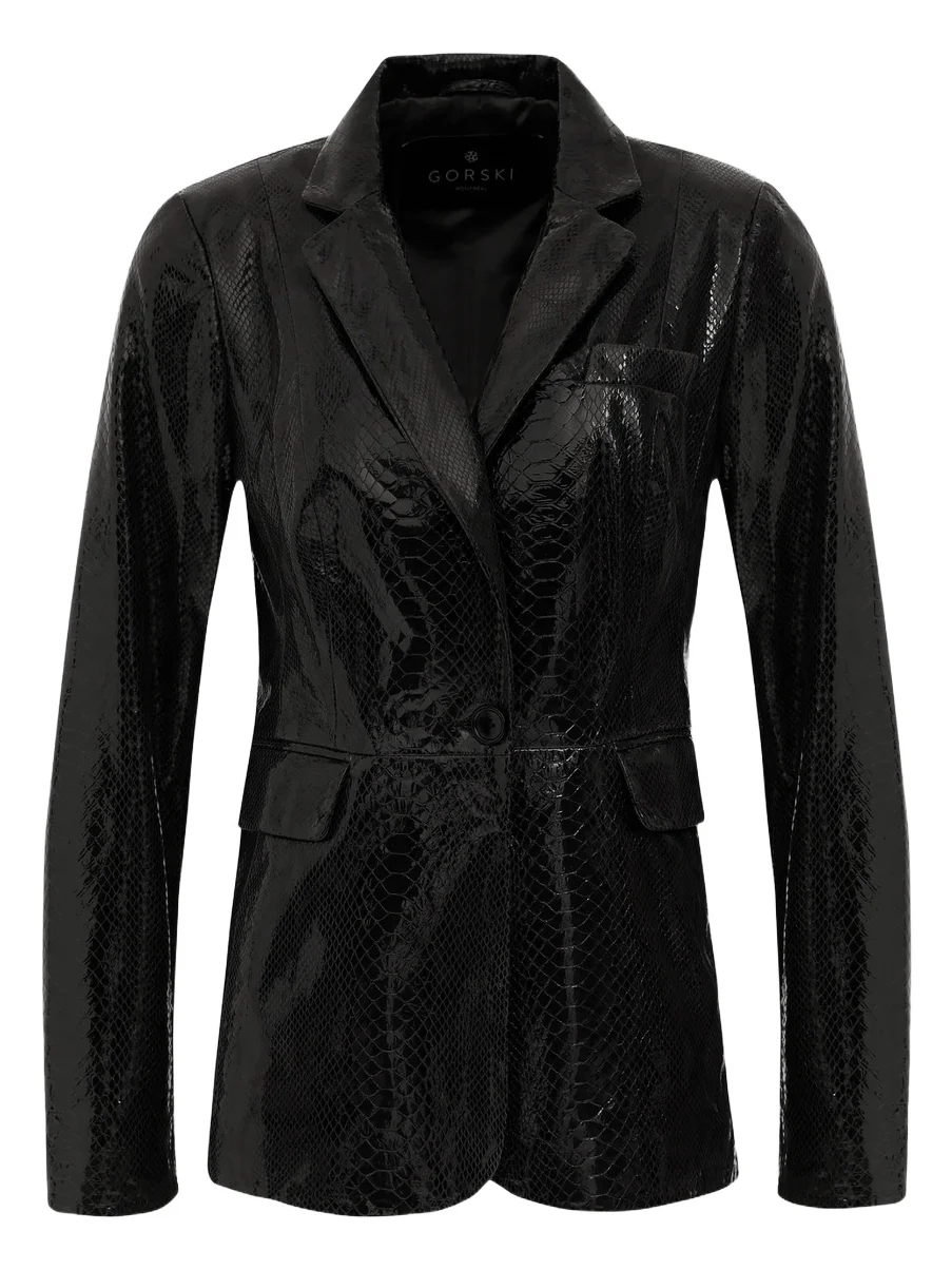 Women's Metis Suede Single Breasted Blazer Women's Metis Suede Single Breasted Blazer