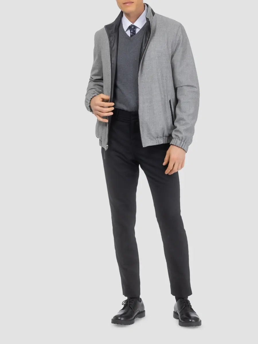 Gorski Men's Light Nappa Leather Reversible Jacket | Thumbnail 2