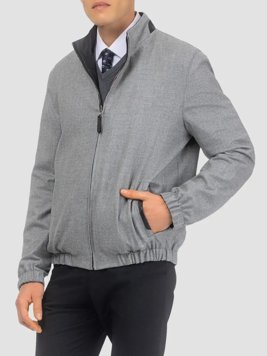 Gorski Men's Light Nappa Leather Reversible Jacket | Thumbnail 5