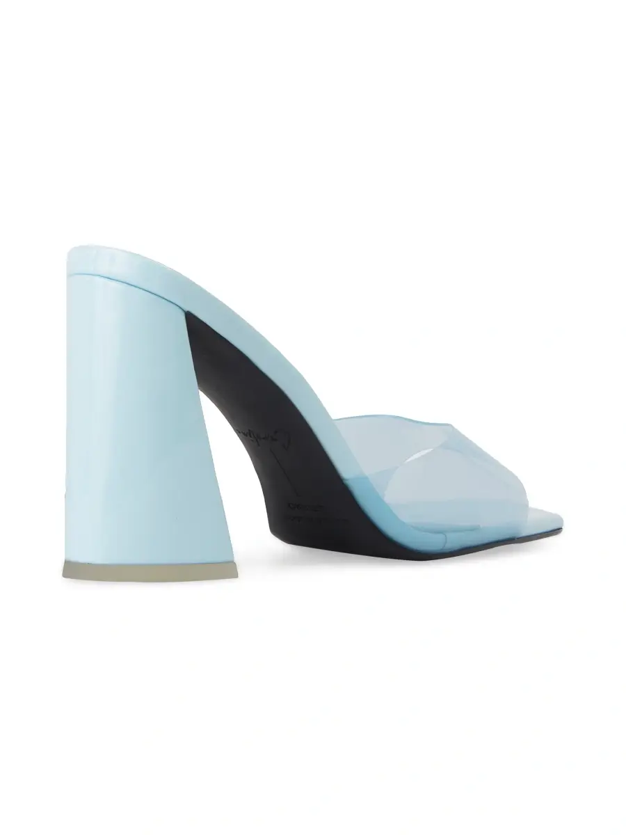 Black Suede Studio Women's Joanna High Heel Mule | Thumbnail 3 Black Suede Studio Women's Joanna High Heel Mule | Thumbnail 3