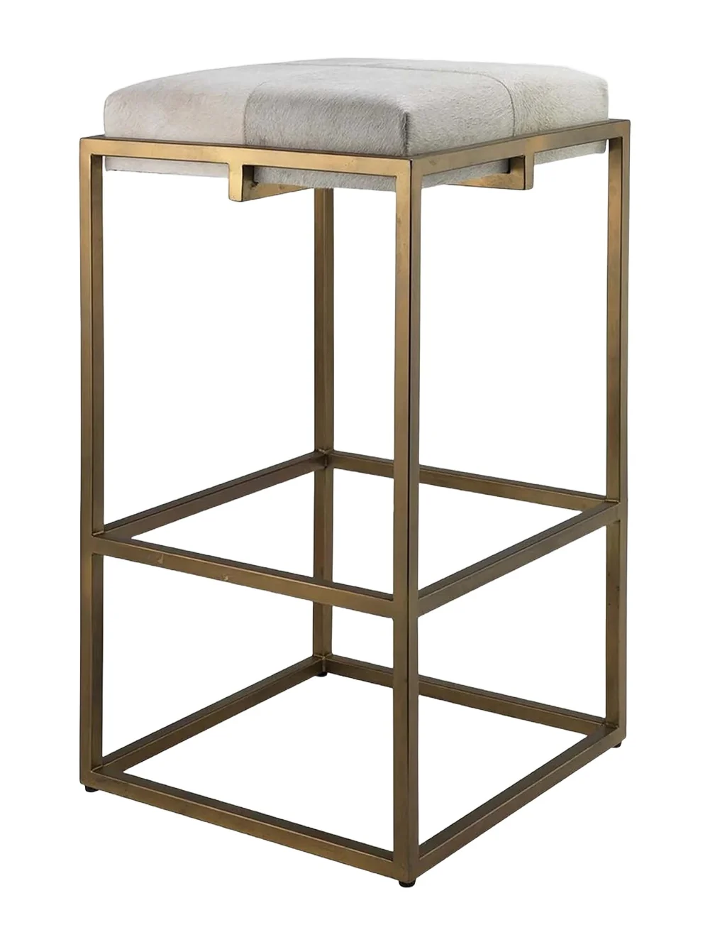 Jamie Young Co. Shelby Hair-On-Hide Bar Stool