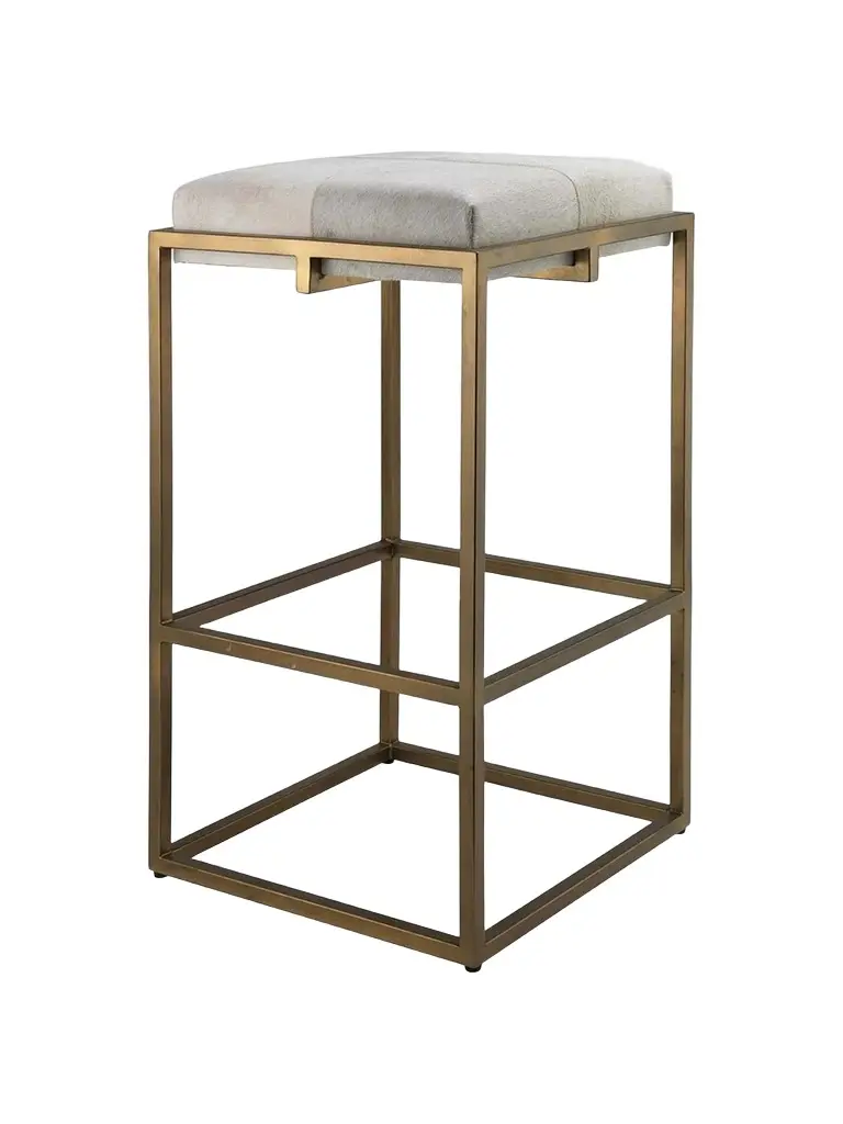 Jamie Young Co. Shelby Hair-On-Hide Bar Stool