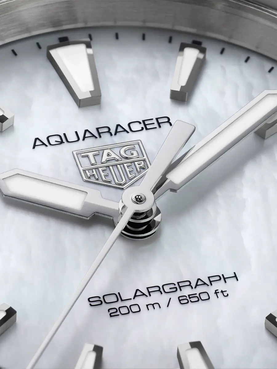 TAG Heuer Women's Aquaracer Professional 200 Solargraph Stainless Steel & Mother-Of-Pearl Bracelet Watch/34MM | Thumbnail 7 TAG Heuer Women's Aquaracer Professional 200 Solargraph Stainless Steel & Mother-Of-Pearl Bracelet Watch/34MM | Thumbnail 7