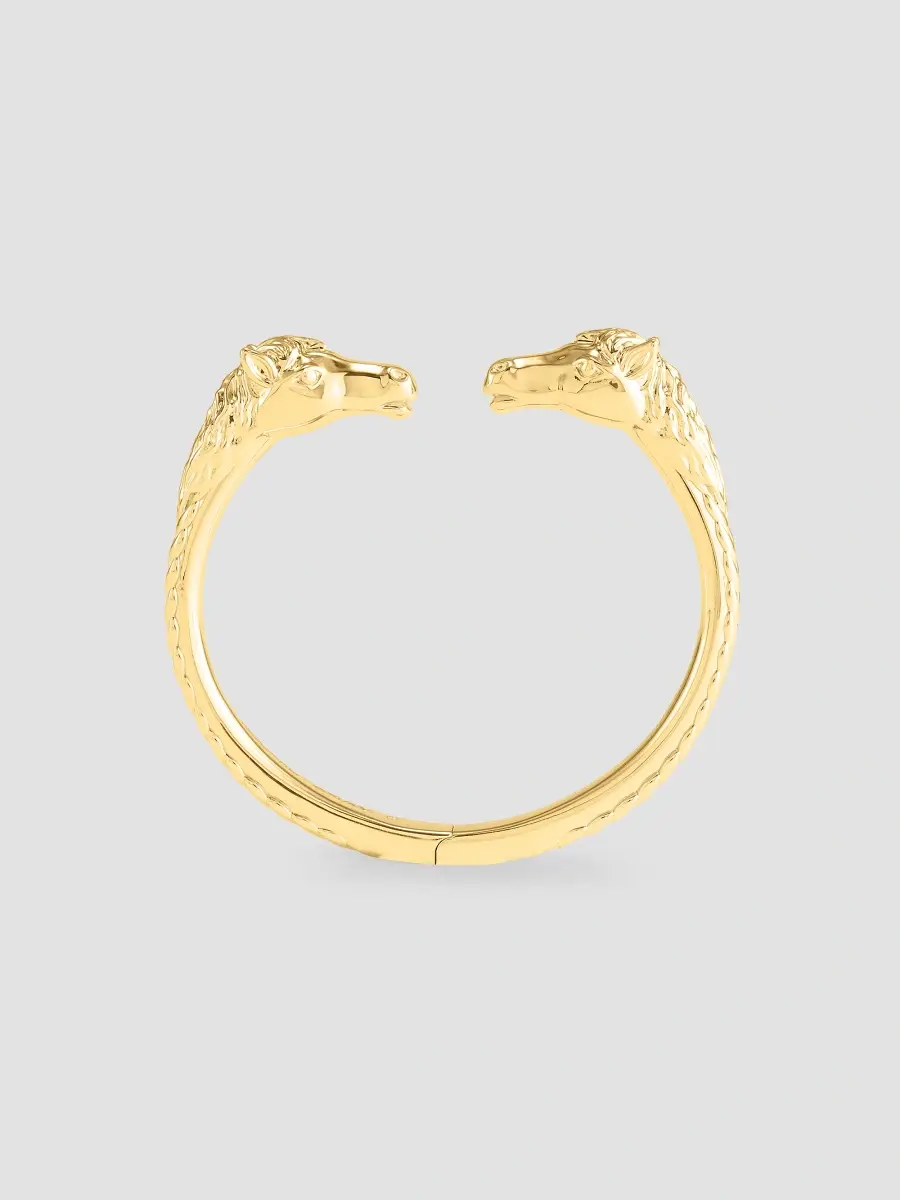 Anabel Aram Women's Cheval 18K-Gold-Plated Horse Cuff | Thumbnail 3 Anabel Aram Women's Cheval 18K-Gold-Plated Horse Cuff | Thumbnail 3