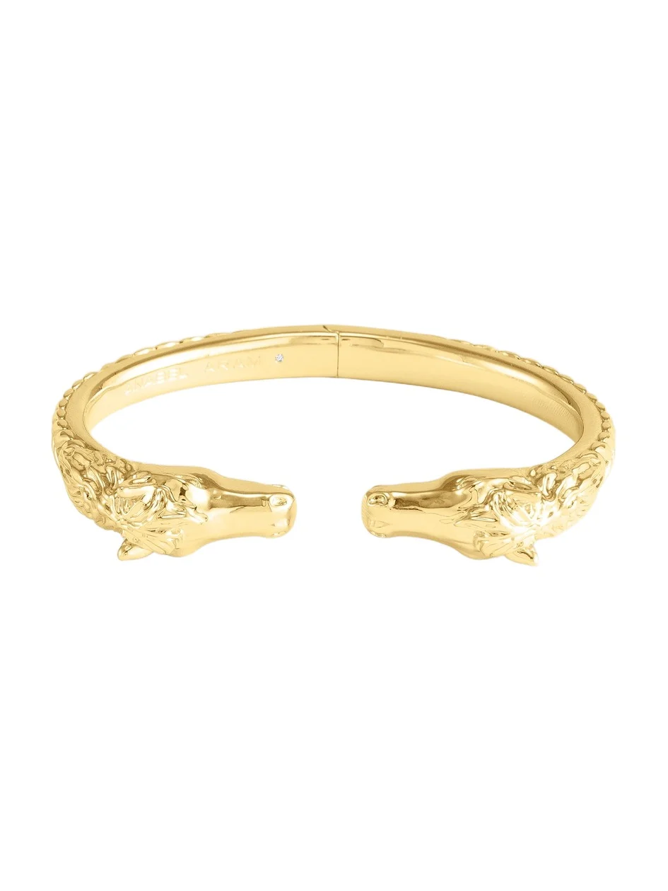 Anabel Aram Women's Cheval 18K-Gold-Plated Horse Cuff