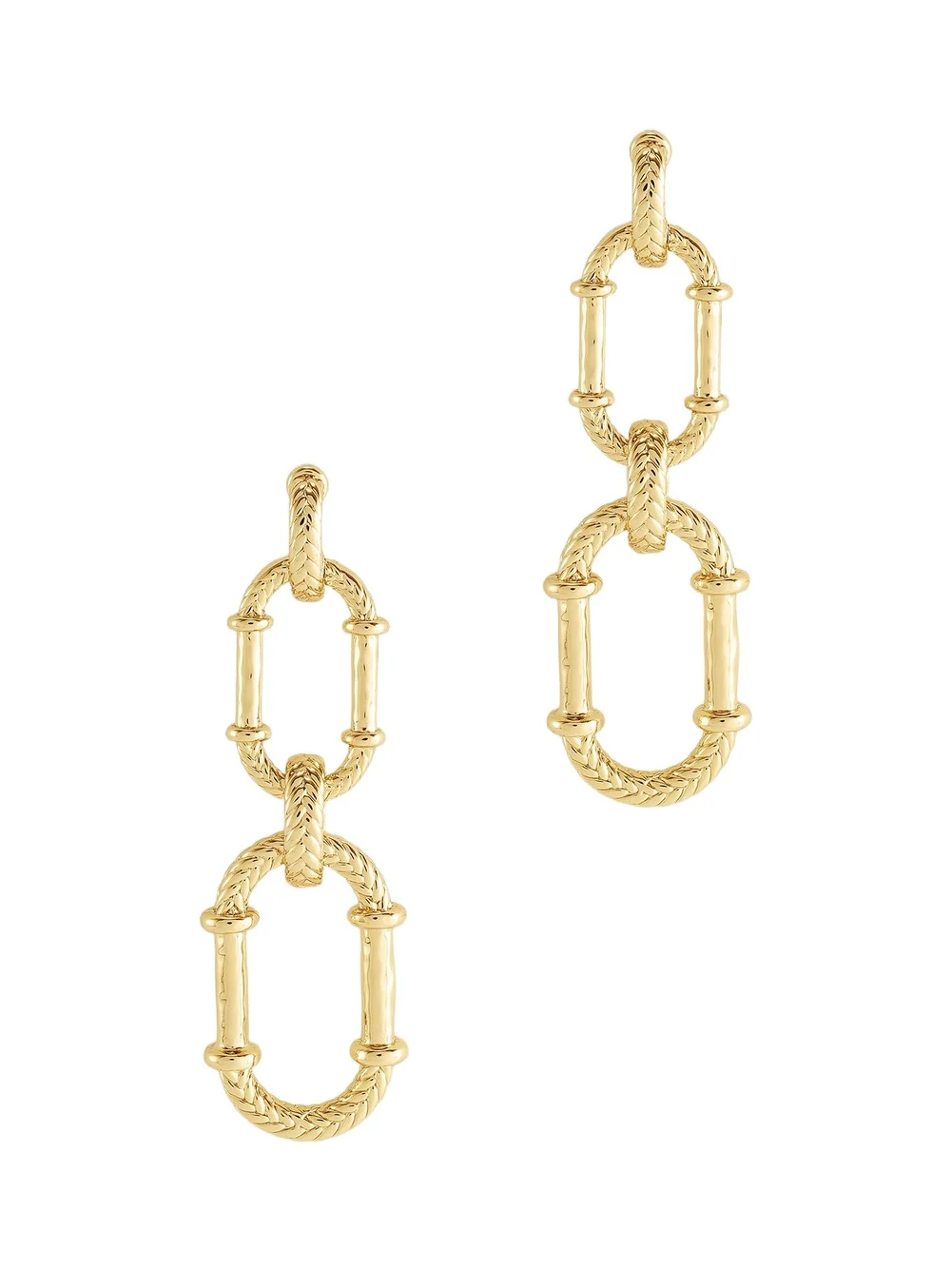 Women's Cheval 18K-Gold-Plated Braided Drop Earrings Women's Cheval 18K-Gold-Plated Braided Drop Earrings