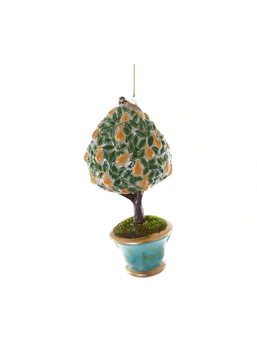 Pear Tree Glass Ornament Pear Tree Glass Ornament