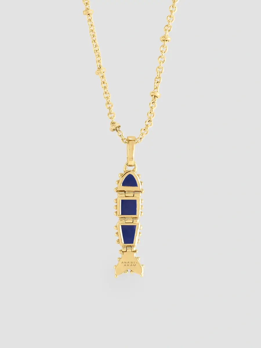 Anabel Aram Women's Milos 18K-Gold-Plated & Gemstone Fish Charm | Thumbnail 2 Anabel Aram Women's Milos 18K-Gold-Plated & Gemstone Fish Charm | Thumbnail 2