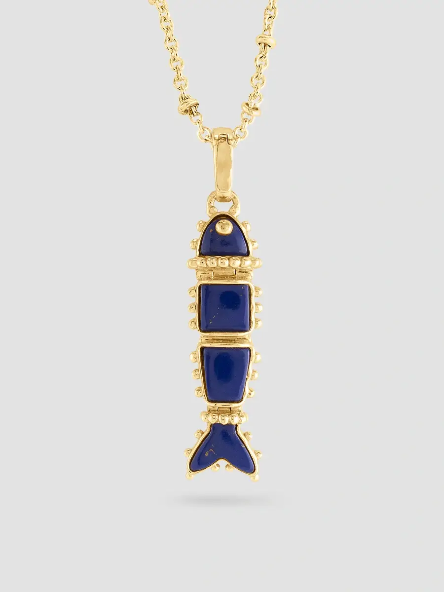 Anabel Aram Women's Milos 18K-Gold-Plated & Gemstone Fish Charm | Thumbnail 3 Anabel Aram Women's Milos 18K-Gold-Plated & Gemstone Fish Charm | Thumbnail 3
