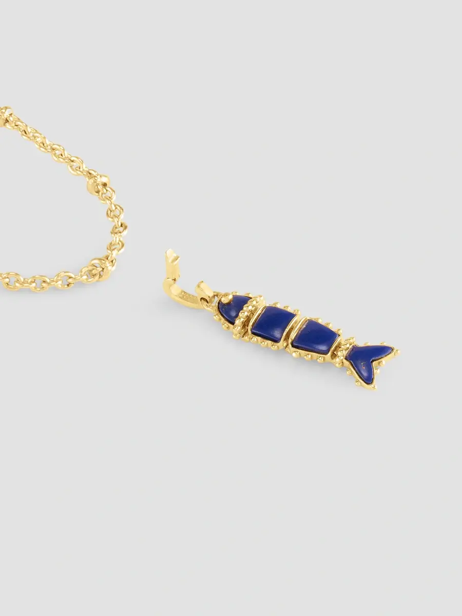 Anabel Aram Women's Milos 18K-Gold-Plated & Gemstone Fish Charm | Thumbnail 6 Anabel Aram Women's Milos 18K-Gold-Plated & Gemstone Fish Charm | Thumbnail 6