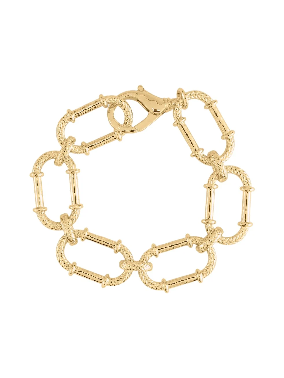 Women's Cheval 18K-Gold-Plated Braided Chain Bracelet Women's Cheval 18K-Gold-Plated Braided Chain Bracelet