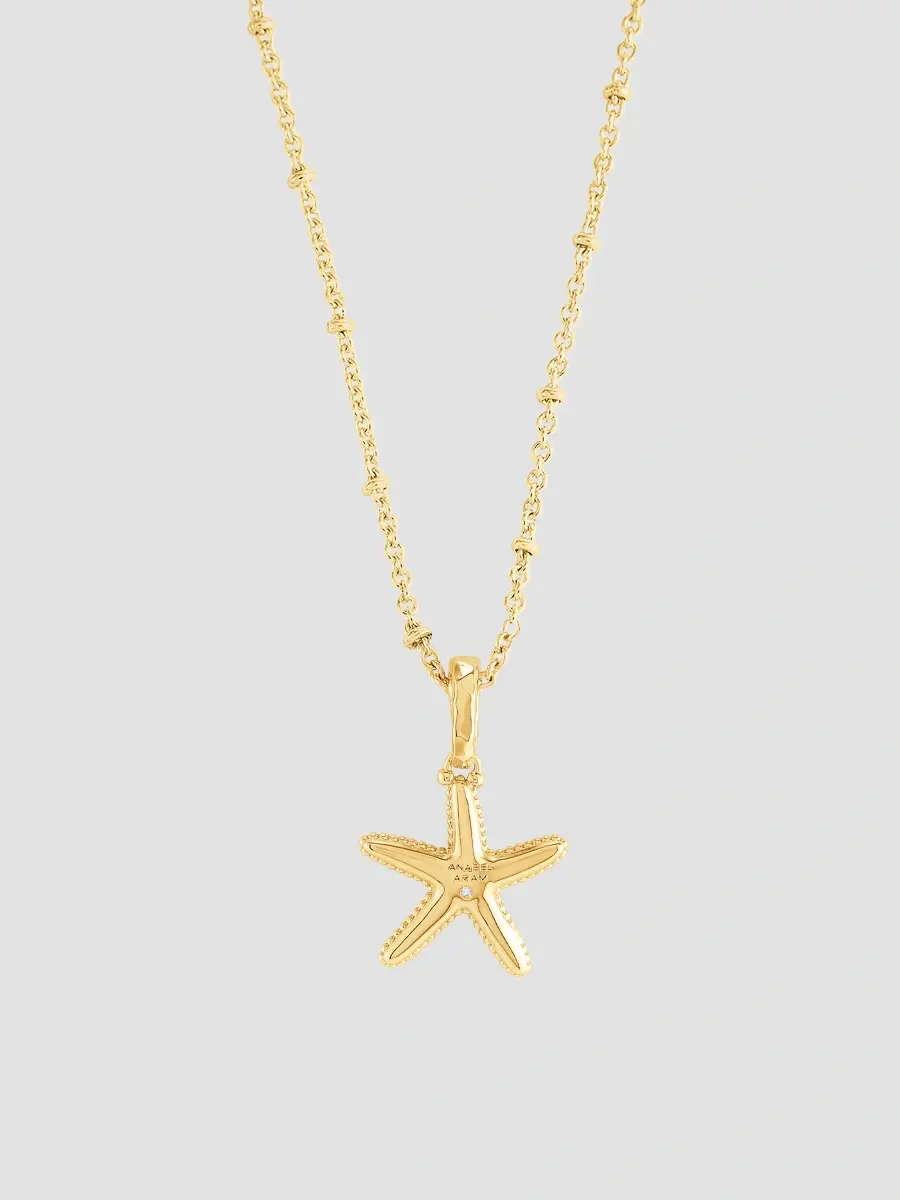 Anabel Aram Women's Milos 18K-Gold-Plated & Enamel Starfish Charm | Thumbnail 2 Anabel Aram Women's Milos 18K-Gold-Plated & Enamel Starfish Charm | Thumbnail 2