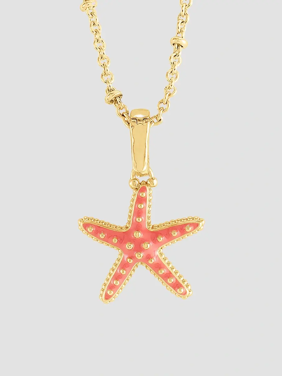 Anabel Aram Women's Milos 18K-Gold-Plated & Enamel Starfish Charm | Thumbnail 3 Anabel Aram Women's Milos 18K-Gold-Plated & Enamel Starfish Charm | Thumbnail 3