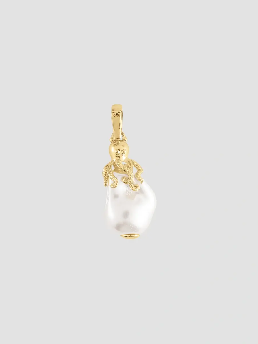 Anabel Aram Women's Milos 18K-Gold-Plated & Pearl Octopus Charm | Thumbnail 7 Anabel Aram Women's Milos 18K-Gold-Plated & Pearl Octopus Charm | Thumbnail 7