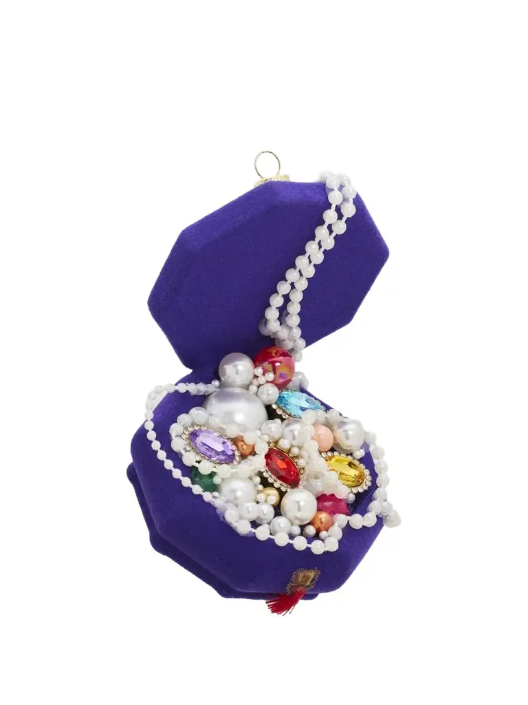 Jewelry Box Glass Ornament Jewelry Box Glass Ornament