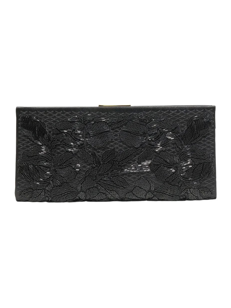 Women's Pats Embellished Satin Clutch Women's Pats Embellished Satin Clutch