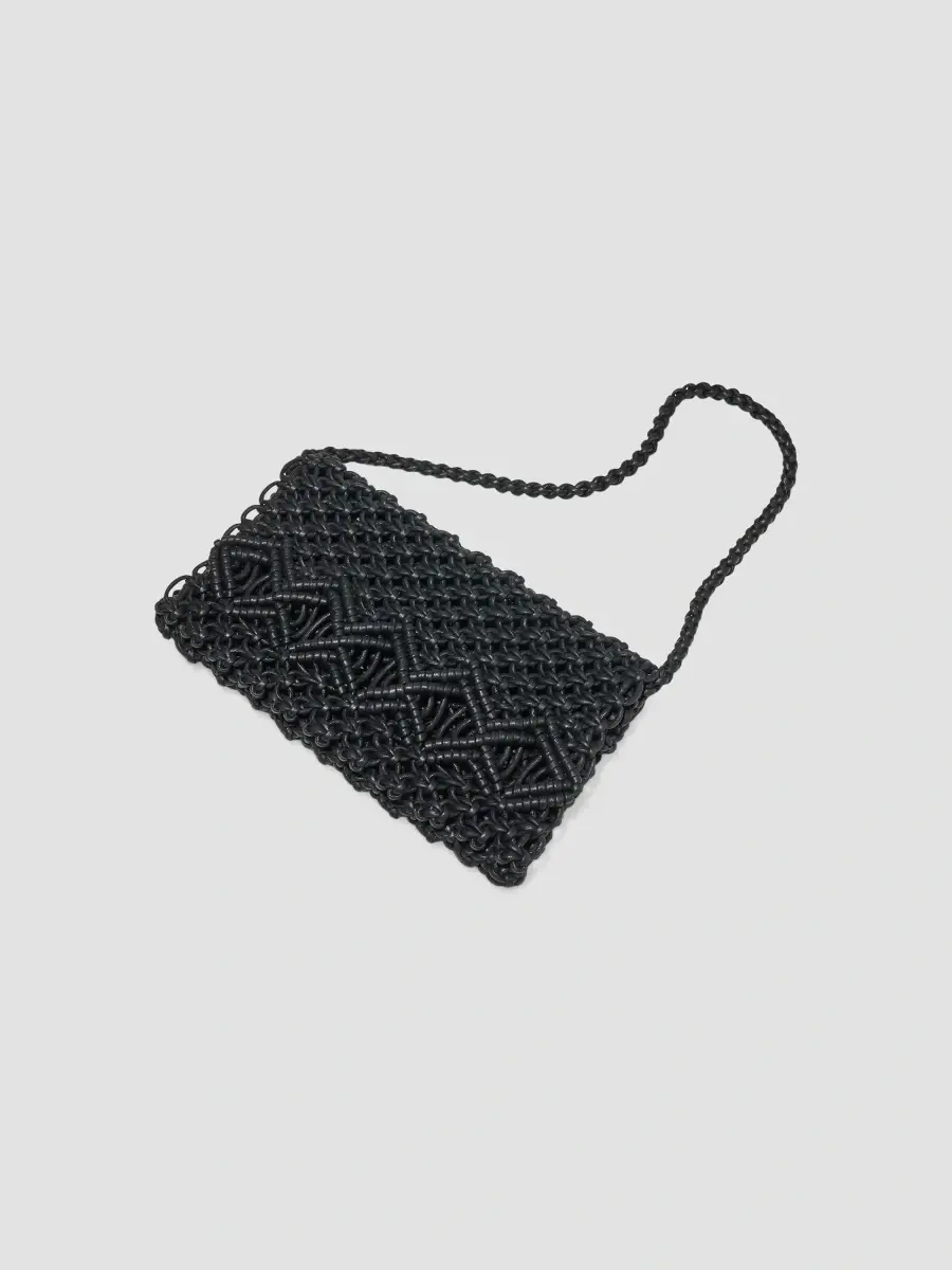 Carolina Herrera Women's Sol Macramé Cotton Shoulder Bag | Thumbnail 4 Carolina Herrera Women's Sol Macramé Cotton Shoulder Bag | Thumbnail 4