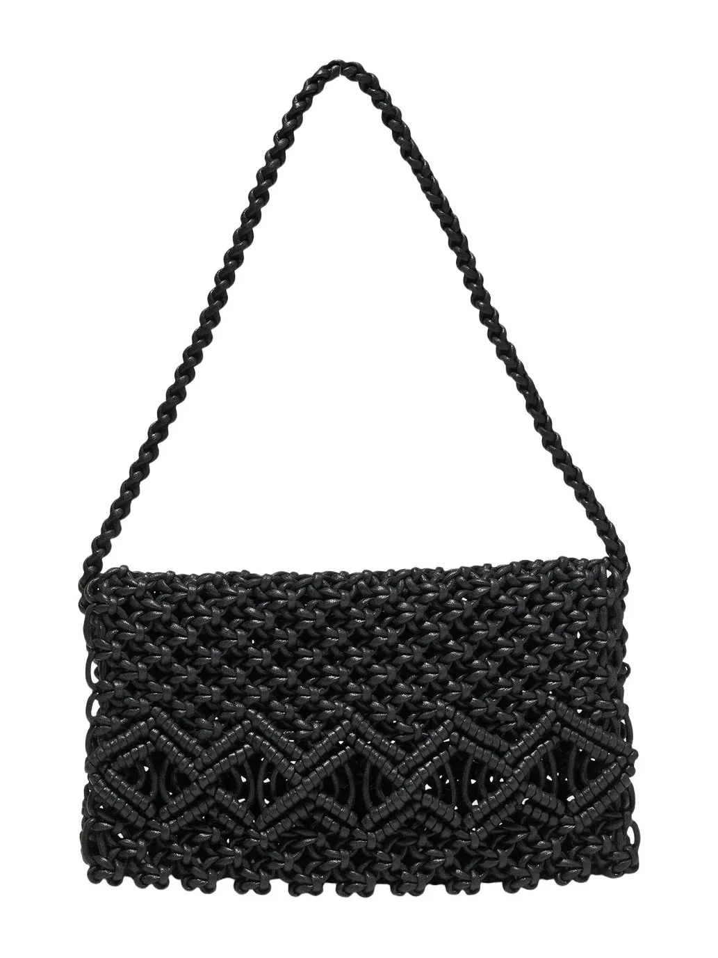 Carolina Herrera Women's Sol Macramé Cotton Shoulder Bag