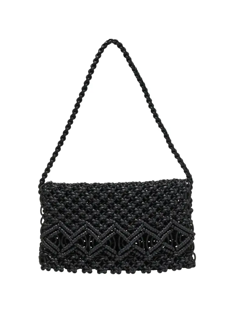 Women's Sol Macramé Cotton Shoulder Bag Women's Sol Macramé Cotton Shoulder Bag
