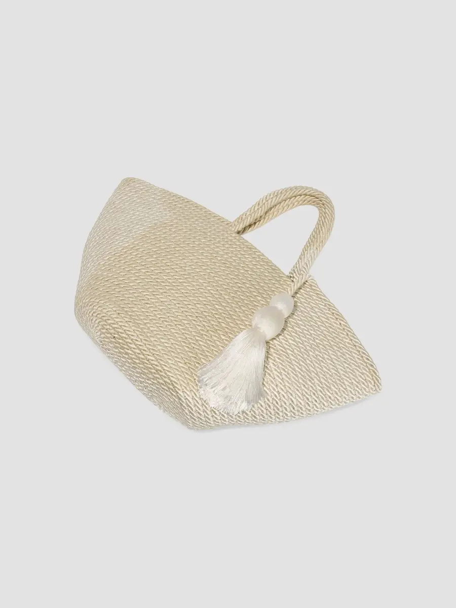 Carolina Herrera Women's Lupe Small Rope Tote Bag | Thumbnail 4 Carolina Herrera Women's Lupe Small Rope Tote Bag | Thumbnail 4