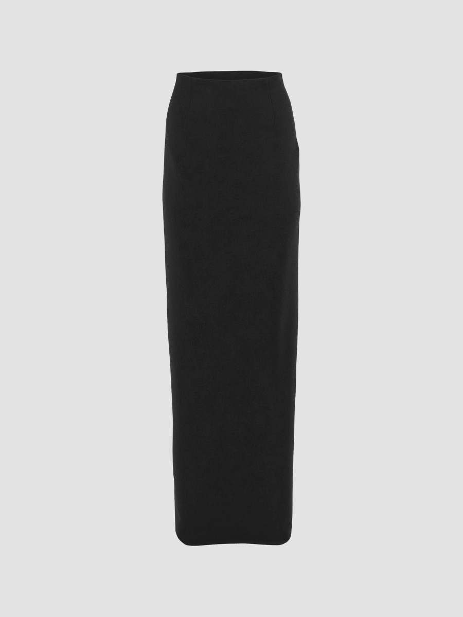 Carolina Herrera Women's Stretch Virgin-Wool Pencil Skirt