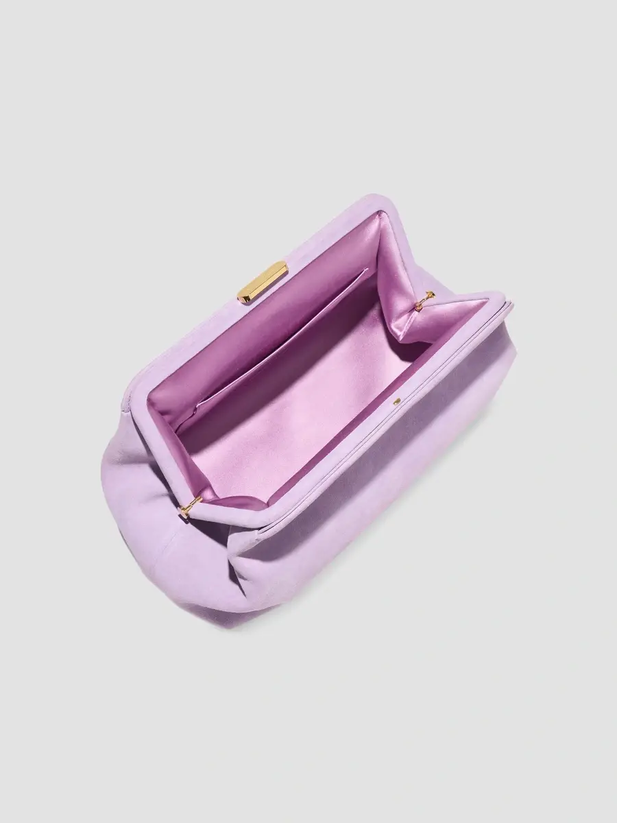 Carolina Herrera Women's Bianca Suede Clutch | Thumbnail 3 Carolina Herrera Women's Bianca Suede Clutch | Thumbnail 3
