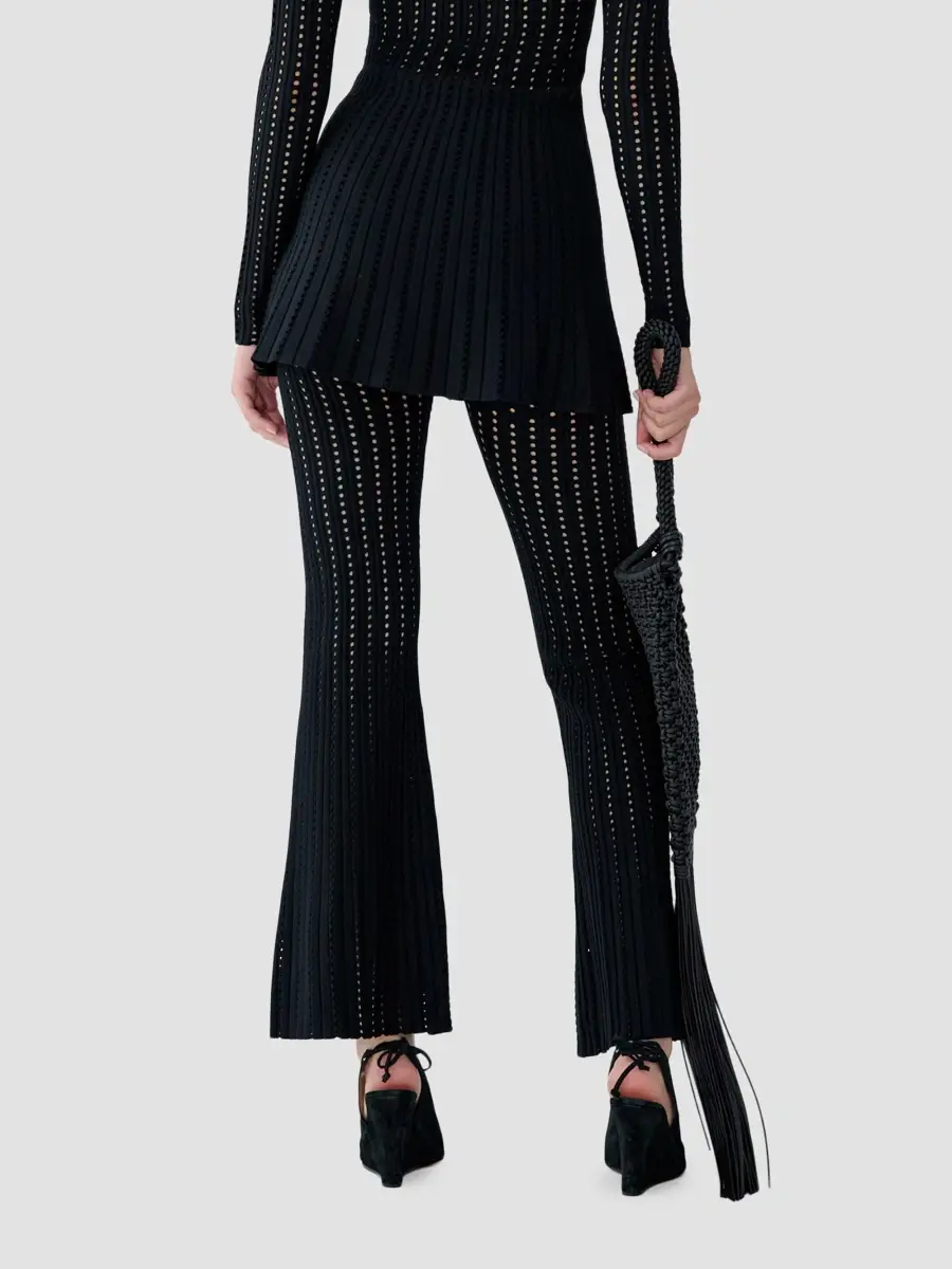 Carolina Herrera Women's Crochet Flare Pants | Thumbnail 3