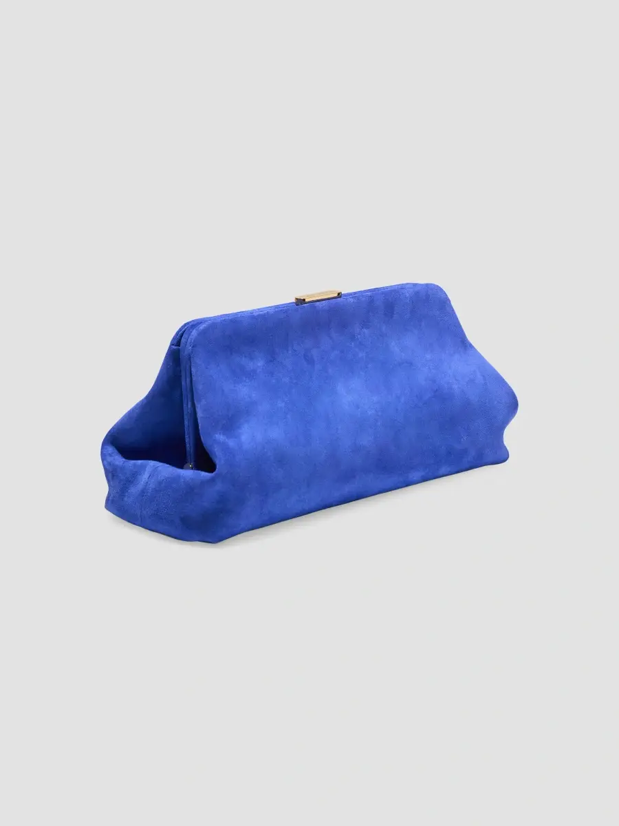 Carolina Herrera Women's Bianca Suede Clutch | Thumbnail 2 Carolina Herrera Women's Bianca Suede Clutch | Thumbnail 2