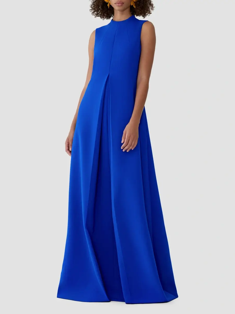 Carolina Herrera Women's Pleated A-Line Gown | Thumbnail 2