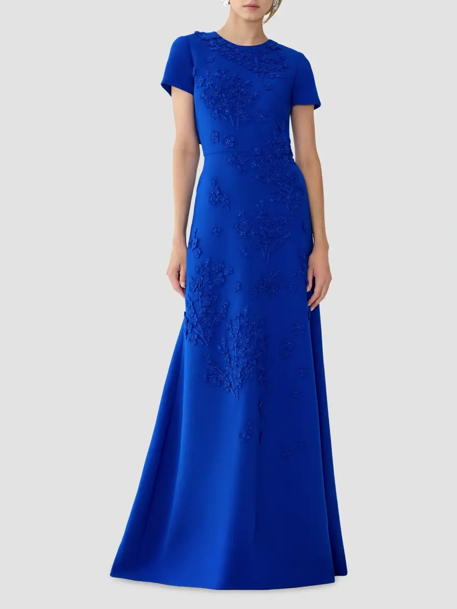 Carolina Herrera Women's Embellished Floral A-Line Gown | Thumbnail 2 Carolina Herrera Women's Embellished Floral A-Line Gown | Thumbnail 2