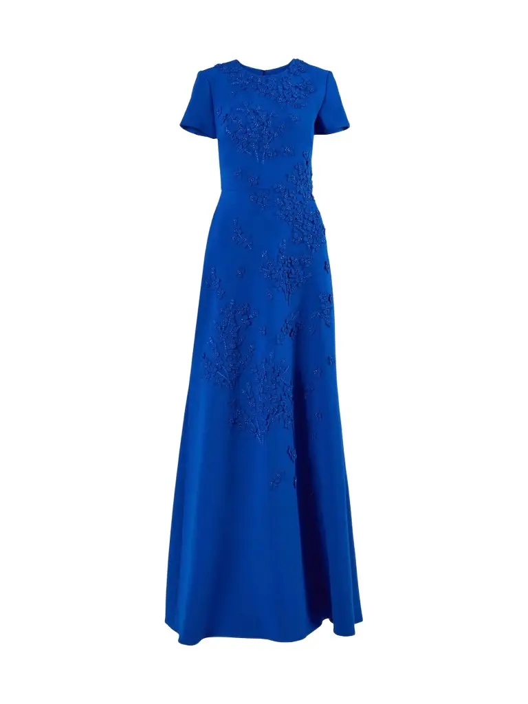 Women's Embellished Floral A-Line Gown Women's Embellished Floral A-Line Gown