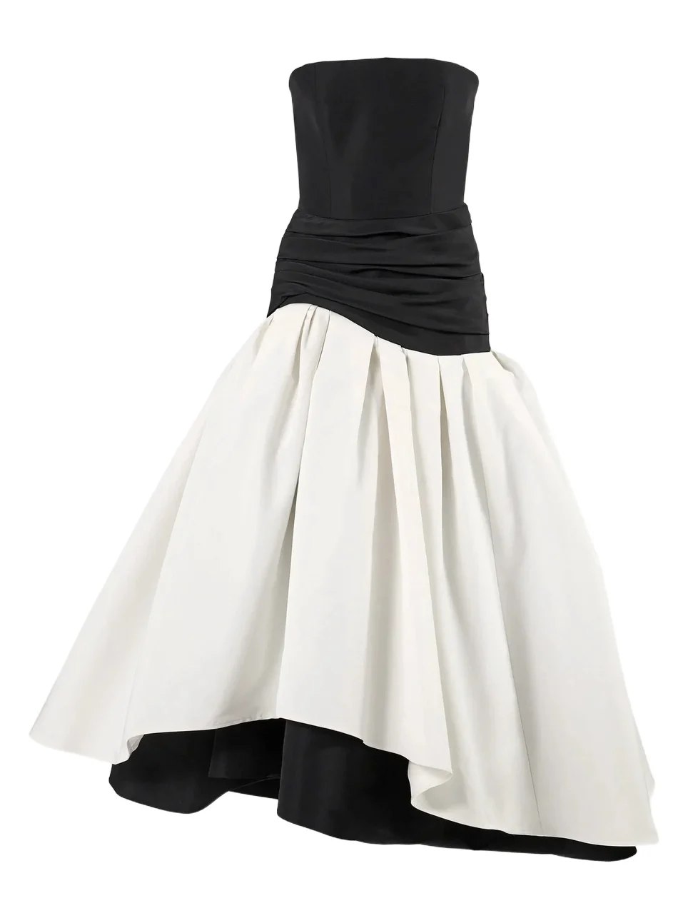 Carolina Herrera Women's Colorblocked Silk Drop-Waist Gown