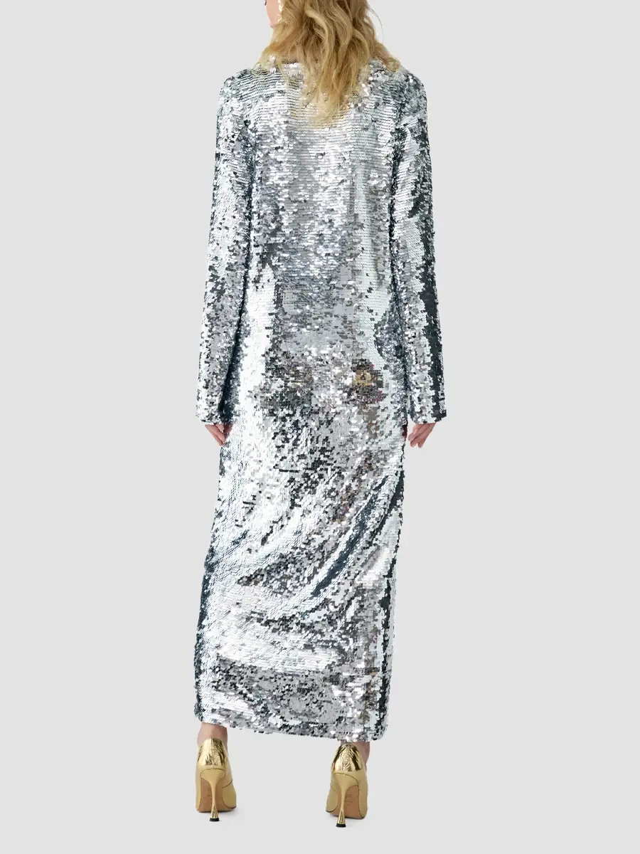 Carolina Herrera Women's Sequined Open-Front Coat | Thumbnail 3 Carolina Herrera Women's Sequined Open-Front Coat | Thumbnail 3