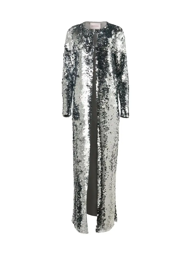 Women's Sequined Open-Front Coat Women's Sequined Open-Front Coat