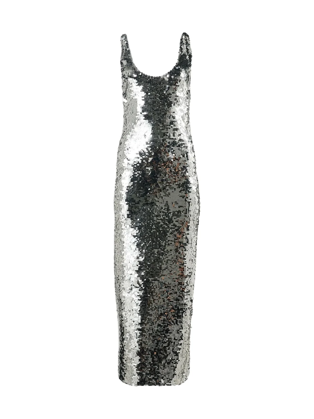 Women's Sequined Scoopneck Sleeveless Cocktail Dress Women's Sequined Scoopneck Sleeveless Cocktail Dress