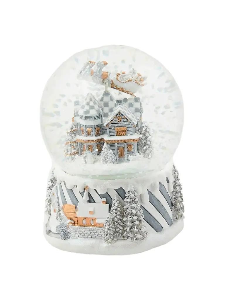 MacKenzie-Childs Sterling Village Holiday Snow Globe