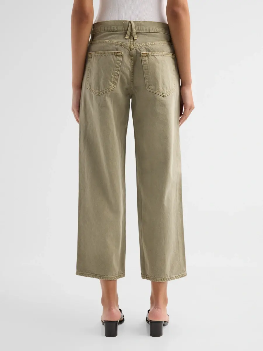SLVRLAKE Women's Hunter Crop Wide-Leg Pants | Thumbnail 3 SLVRLAKE Women's Hunter Crop Wide-Leg Pants | Thumbnail 3