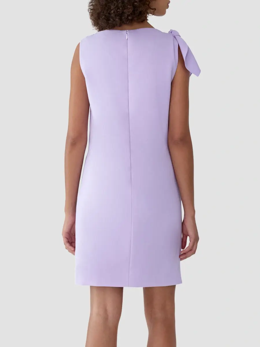 Carolina Herrera Women's Stretch-Virgin Wool Bow Mini Dress | Thumbnail 3
