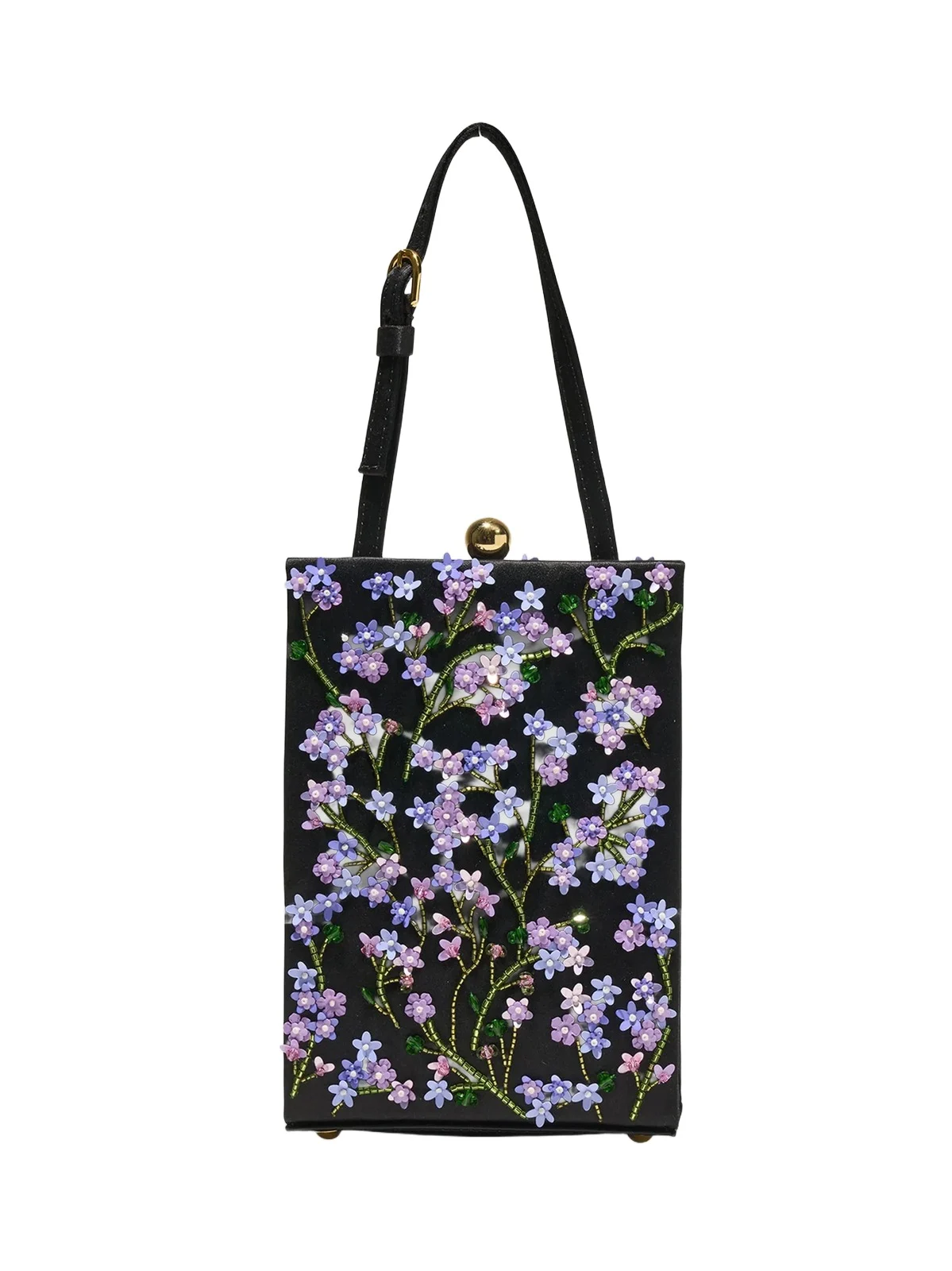 Women's Jacqueline Embellished Satin Top Handle Bag Women's Jacqueline Embellished Satin Top Handle Bag
