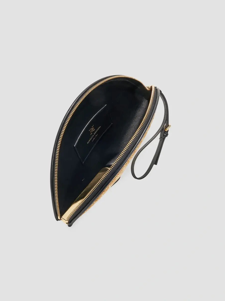 Carolina Herrera Women's Consuelo Raffia Clutch | Thumbnail 2