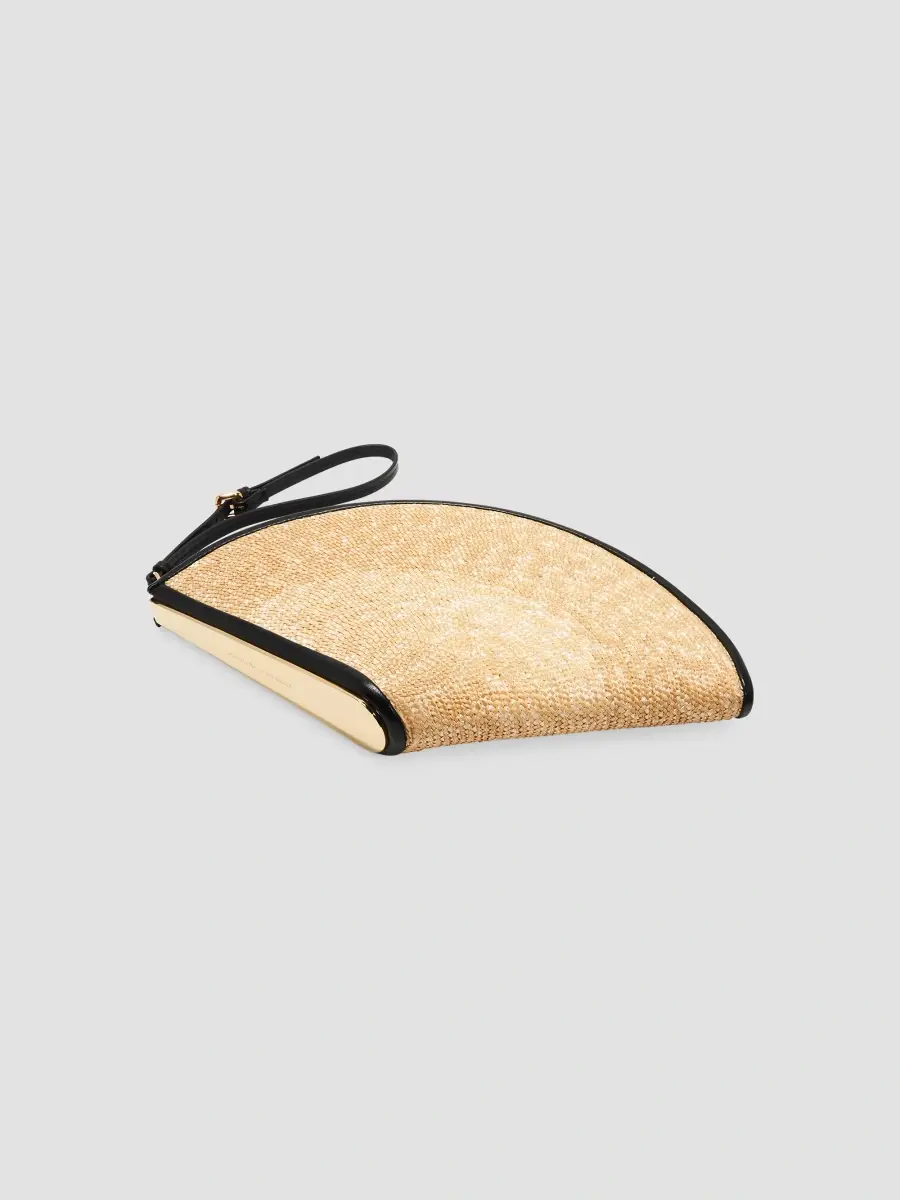 Carolina Herrera Women's Consuelo Raffia Clutch | Thumbnail 4