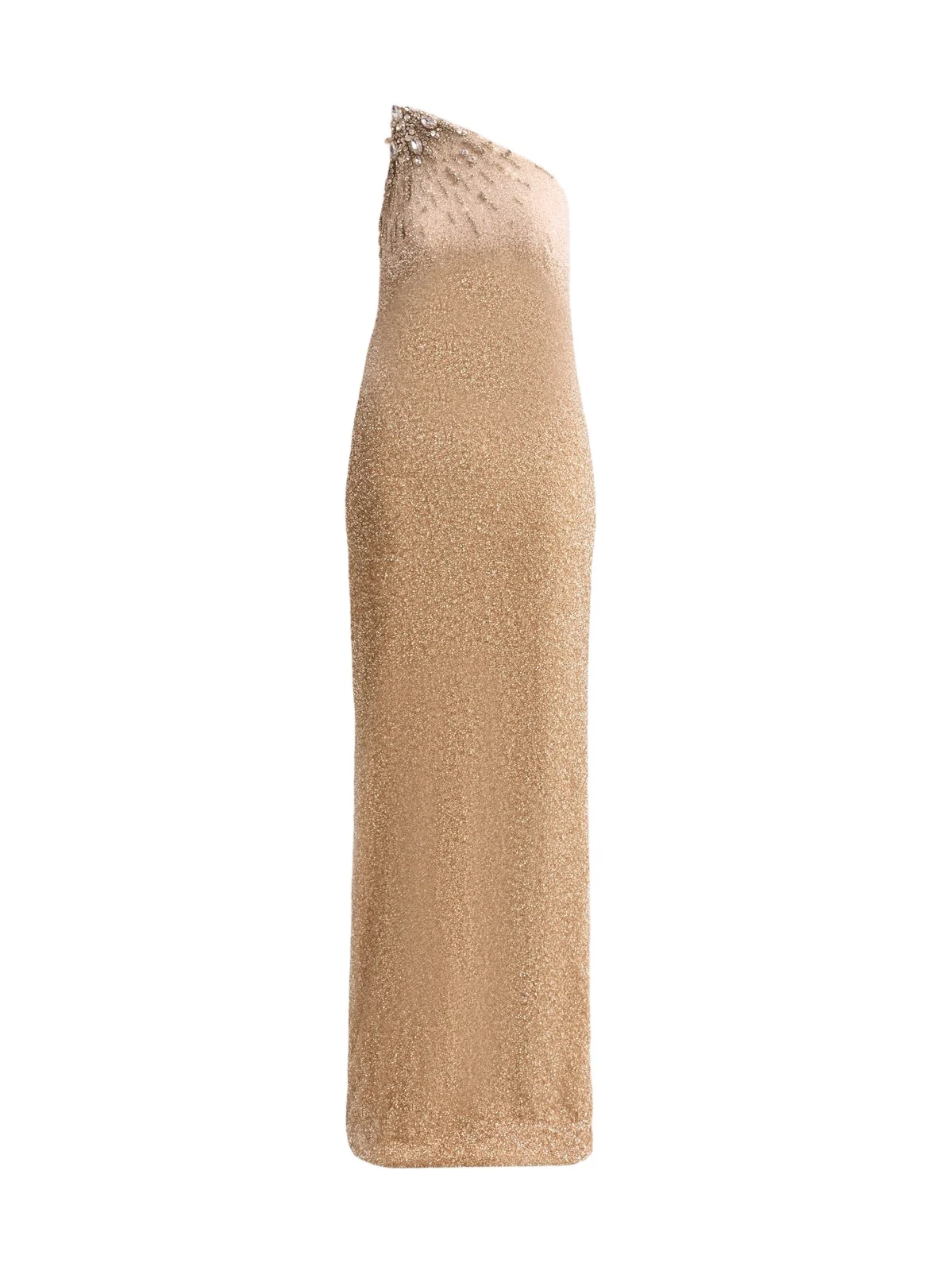 Women's Beaded Tulle One-Shoulder Gown Women's Beaded Tulle One-Shoulder Gown