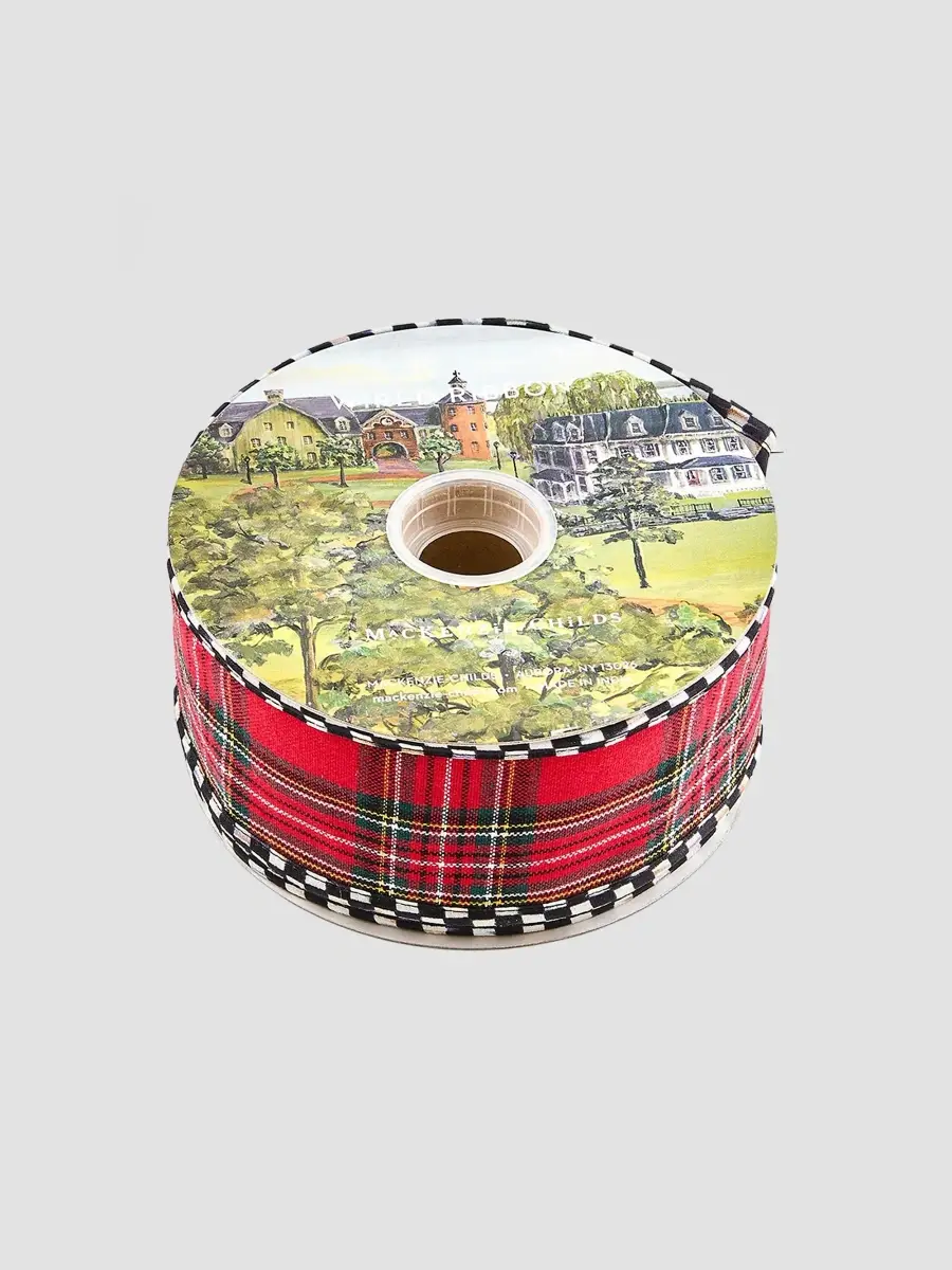 MacKenzie-Childs Courtly Tartan Ribbon | Thumbnail 2