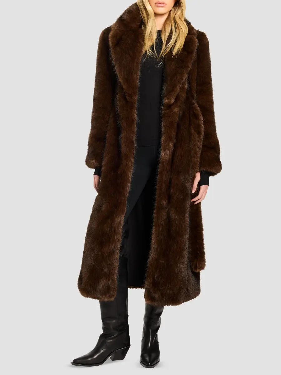 Sam. SAM. Women's Natalia Faux Fur Coat | Thumbnail 4