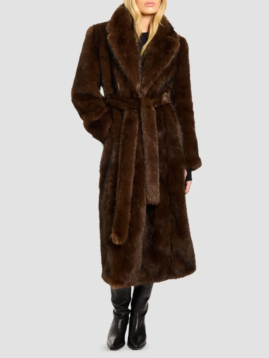 Sam. SAM. Women's Natalia Faux Fur Coat | Thumbnail 5