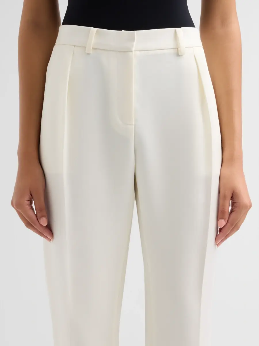 Brandon Maxwell Women's The Irving Wool-Silk Pants | Thumbnail 5 Brandon Maxwell Women's The Irving Wool-Silk Pants | Thumbnail 5