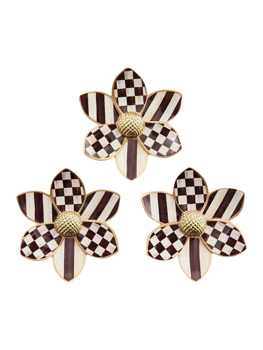 MacKenzie-Childs 3-Piece Courtly Floral Wall Accents