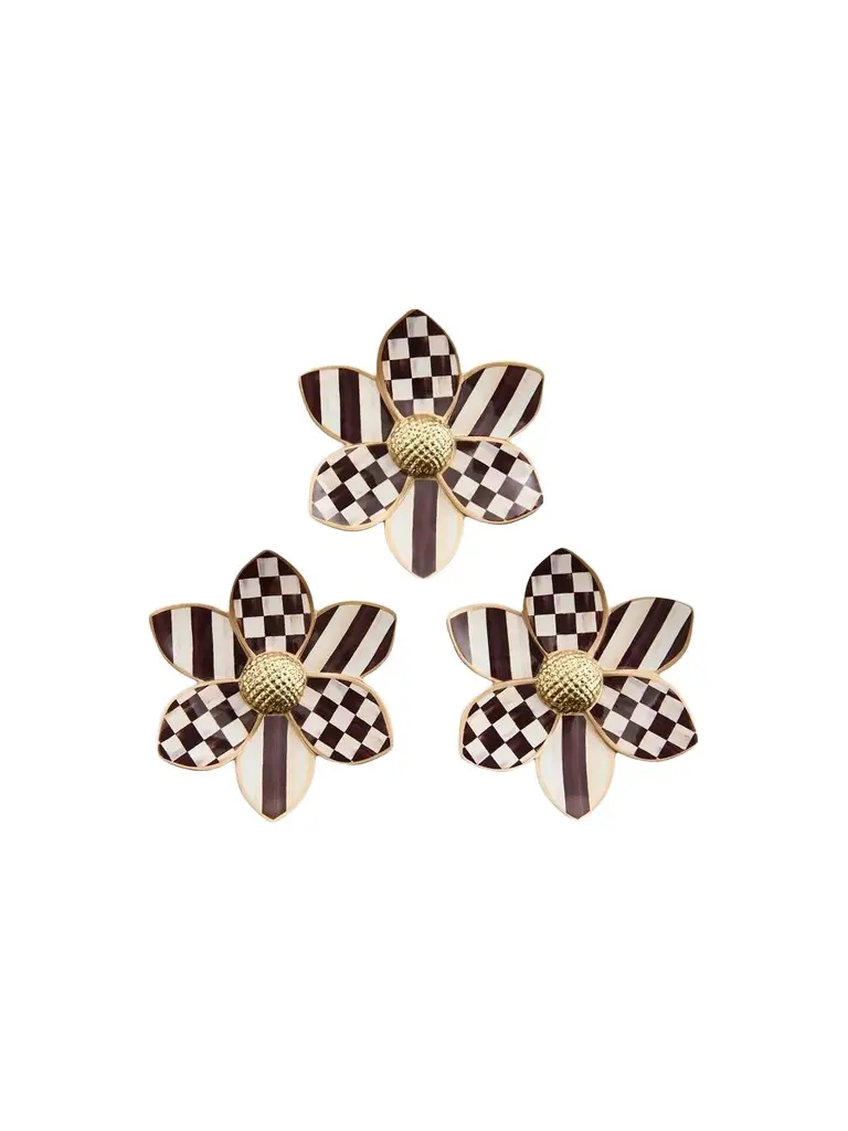 MacKenzie-Childs 3-Piece Courtly Floral Wall Accents