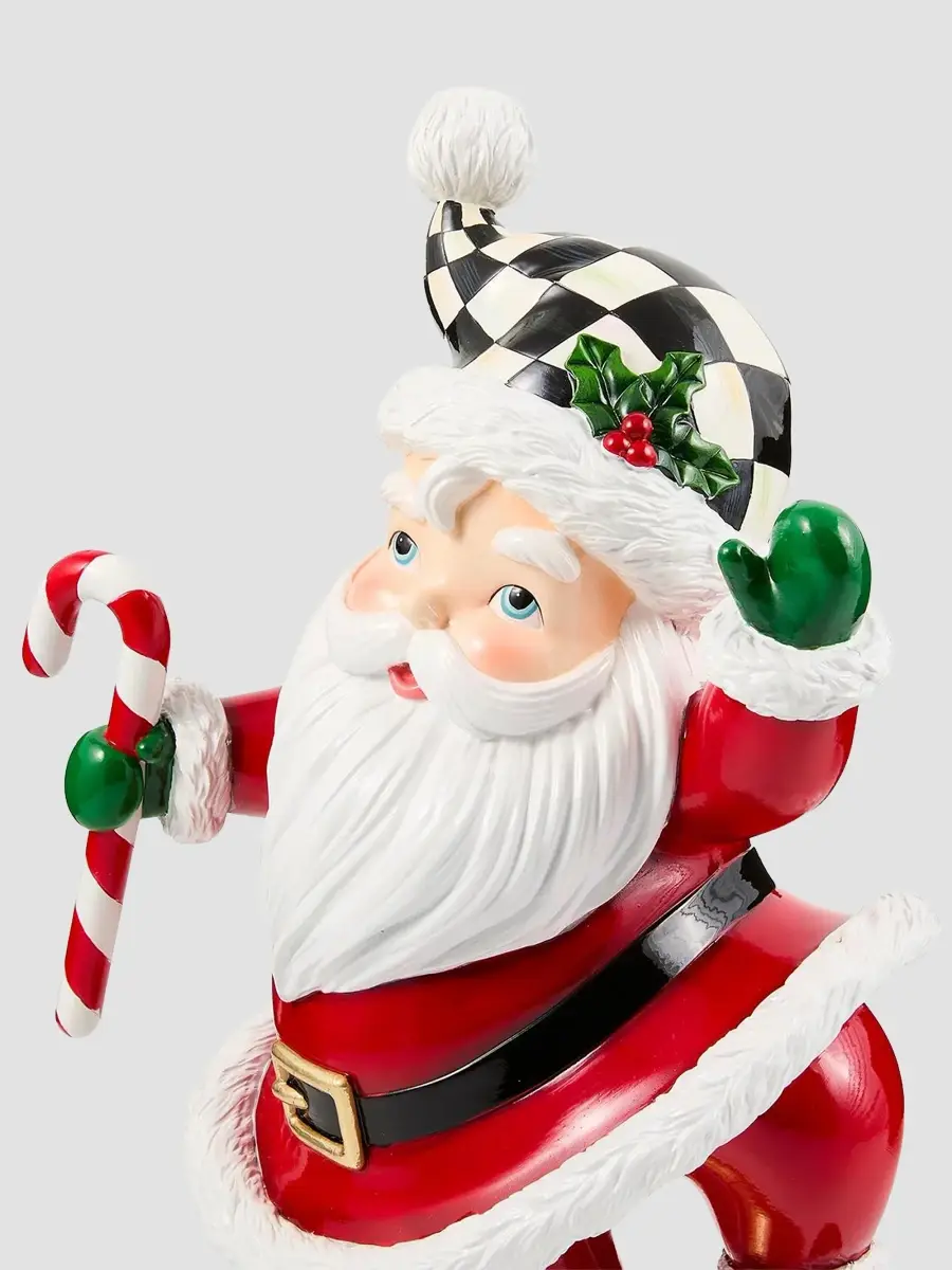 MacKenzie-Childs Holiday Twinkly Toes Santa Figurine | Thumbnail 3 MacKenzie-Childs Holiday Twinkly Toes Santa Figurine | Thumbnail 3
